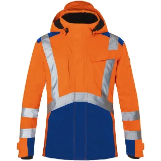 KÜBLER REFLECTIQ Hardshelljacke PSA 2 warnorange/kbl.blau 4XL - 1327 8231-3746-4XL