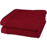 ROSS Handtücher Harmony, Frottier (Packung, 2-St), 100 % Baumwolle, Hoch Tief Struktur, viele Farben