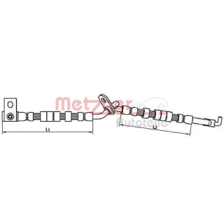 Metzger Bremsschlauch vorne links Mazda 6 GG GY 4110706