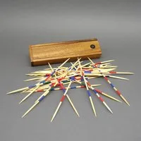 ROMBOL Denkspiele Spiel MIKADO - klassisches Geschicklichkeitsspiel, Geschicklichkeitsspiel, Holzspiel