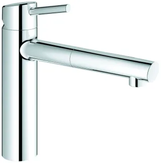 GROHE EH-SPT-Batterie Concetto 31129 ausziehbarer Mousseur chrom 31129001