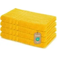 Lavea Handtuch Lavea® 4er Set Handtücher 50x100 cm, Elena Frottiererie, 100% Baumwolle (4er Set), 500 g/m² Frottier, weich & saugstark, pflegeleicht