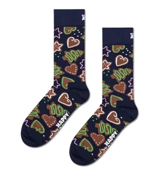 happy socks - Gingerbread Cookies Sock Blau - Gr. - 43.5
