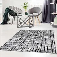 Carpet City Teppich Moda 1139, rechteckig, Höhe: 11 mm, Läufer, weicher Kurzflor, abstrakt, Wohnzimmer