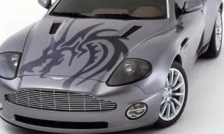 Autoaufkleber für die Motorhaube "Drachen Autoaufkleber"