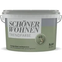 SCHÖNER WOHNEN FARBE Wandfarbe SW Trend Wandfarbe matt 2,5L Olive 6573