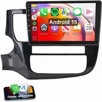 ESSGOO Für Mitsubishi Outlander 2012-2018 Android 15 Autoradio Autoradio (RDS, Digitalradio (DAB), FM, AM, NAVI RDS SWC WIFI EQ)