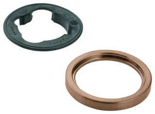GROHE Rosette 48603 für Waschtischarmaturn ohne Zugstange rund warm sunset geb., 48603DL0 48603DL0