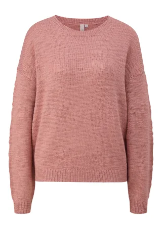 qs - Strickpullover pink - Gr. - XS
