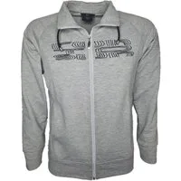 Authentic Klein Sweatjacke Sportive Damen Baumwoll-Mix Jacke mit Zierstickerei