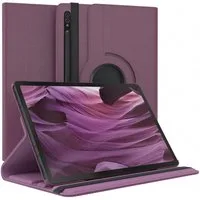 EAZY CASE Tablet-Hülle Rotation Case für Samsung Galaxy Tab S8 / Tab S7 11 Zoll, Tablet-Hülle Bookstyle Case Fullcover Schutz Tasche Stehfunktion Lila