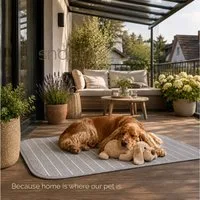 SNOEKIE Hundematte SNOEKIE Hundekühlmatte 90 x 120 cm Kühlmatte für Hunde & Katzen