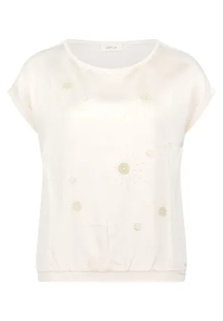 CARTOON - Shirt mit Minimalmuster weiß - Gr. - 38
