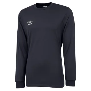 Umbro Herren Club Langarmtrikot (Carbon/Weiß)