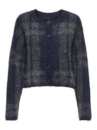 ONLY - ONLBEVERLY LIFE LS BUTTON ONEC CARDI KNT Night Sky - Gr. - M