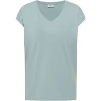 CECIL Kurzarmshirt EOS_Solid V-neck Shape Shirt