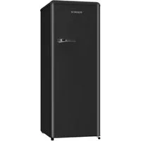 SCHOEPF Vollraumkühlschrank RKS245B, 145,60 cm hoch, 54.5 cm breit, LED-Beleuchtung, Retro-Design, 238l Nutzinhalt