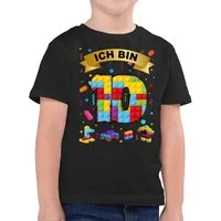 Shirtracer T-Shirt Ich bin 10 Bausteine (1-tlg) 10. Geburtstag