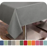 Beautex Tischdecke Leinenoptik wasserabweisend, fleckabweisend und pflegeleicht (1-tlg)