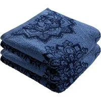 Erwin Müller Handtuch Handtuch "Bühl" 4er-Pack, Frottier/Jacquard, Walk-Frottier Motiv