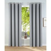 OTTO home Verdunkelungsvorhang Solana (2 St), Ösen, verdunkelnd, 2-er Set, Breite 140 cm, einfarbig