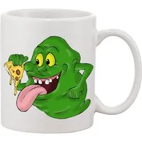 Blondie & Brownie Tasse Slimer Ghostbusters Geisterjäger Pizza Film, Keramik