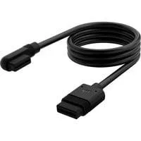 iCUE LINK Slim-Kabel, 600mm, 90° abgewinkelt schwarz, 1 Stück