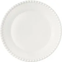 EasyLife Kuchenteller Tiffany, Spülmaschinengeeignet, Weiß, Punkte, H: 1cm