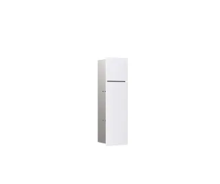 emco WC-Modul asis pure mit Glasfront Türanschlag links, Unterputz, 600mm, alpinweiss matt, 97552840 975528402