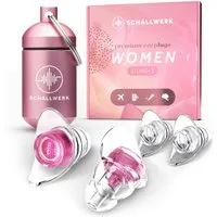 Schallwerk Gehörschutzstöpsel SCHALLWERK ® Women+ Gehörschutz Ohrstöpsel speziell für Frauen