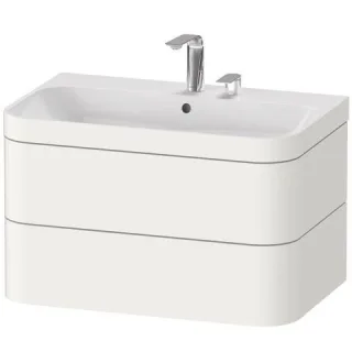 Duravit Happy D.2 Plus c-bonded Set wandhängend Weiß 775x490x480 mm - HP4637E8484 HP4637E8484