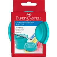 Faber-Castell Wasserbecher Clic&Go türkis