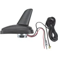 tomzz Audio Shark Design Auto Dachantenne II mit Verstärker AM/FM/GPS SMB+ DIN -An Autoradio-Ersatzantennenstab