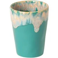 Costa Nova Tasse Grespresso Lungo Latte Becher Türkis, Costa Nova, 1-tlg., Keramik, Ø 9,2, Höhe 11,5 cm, Fassungsvermögen 38cl