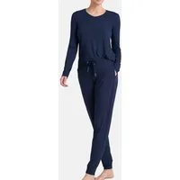 Schiesser Pyjama Modal (Set, 2 tlg) Schlafanzug Langarm