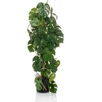 Künstliche Zimmerpflanze Kunstpflanze Philodendron Monstera Deliciosa RONGPU, 75cm Philodendron (Philodendron monstera deliciosa), artplants, Höhe 75.0 cm