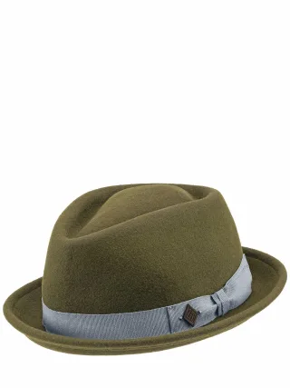 Diefenthal Herren Pork Pie Grün 100 % Wollfilz