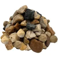 Hoyo Technology GmbH Zierkies Buntkies 8-16 mm - 10 kg Dekorativer Naturkies für Garten, Weg, Beete, 10 kg