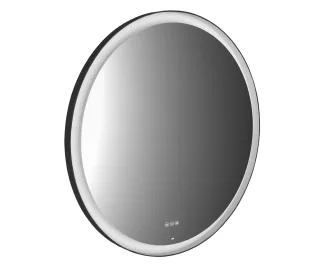 emco Lichtspiegel round, LED 2700 - 6500 K, dimmbar, Durchmesser 1000 mm, Rahmenfarbe schwarz, 44132 441324810