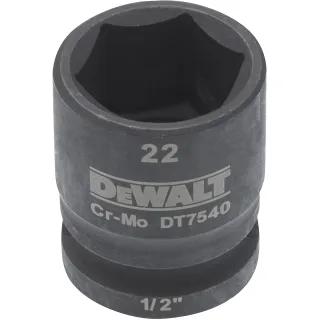DEWALT EXTREME IMPACT Steckschlüssel 1/2 kurz schlagfest - DT7540-QZ