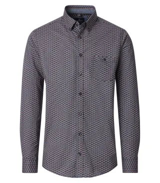 CASAMODA - Freizeithemd langarm braun - Gr. - XXL