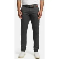 Indicode Chinohose Herren Eary Chino Hose Herrenhose aus elastischer Baumwoll-Qualität, inkl. Gürtel