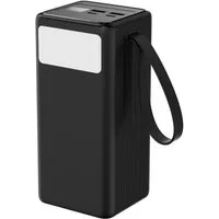 Platinet PMPB5020 Powerbank 50000 mAh (3,7 V), 50000 mAh mit PD 20W und Taschenlampe