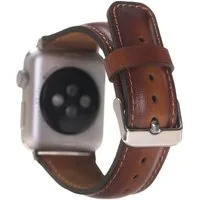 Renna Leather Uhrenarmband Apple Watch Band für Series Ultra/9/8/7SE/6-1 Echtleder Ersatzarmband