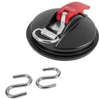 alca Saugnapfträger Saugnapfbefestigung 10 kg Tragkraft 115 mm Durchmesser Doppel S-Haken, (1-tlg., 1 Stück)