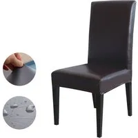 BTTO Sitzflächenhusse Stuhlhussen, Wasserdicht ölbeständig Stuhlbezug,  8 Farben, Leicht Zu Reinigen Für Zuhause Und Party 1 /2/4/6 /8 er Set