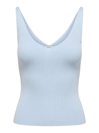 JDY - JDYNANNA S/L TOP KNT NOOS Cashmere Blue - Gr. - XS
