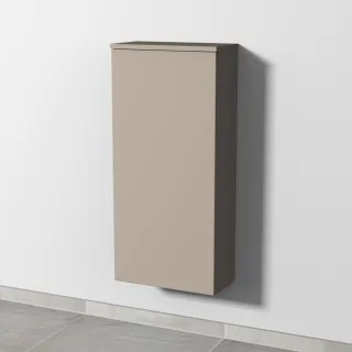 Sanipa 3way Mittelschrank mit 1 Tür, Sandgrau-Matt, SF17067 SF17067