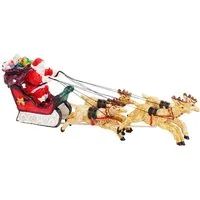 VBS Dekofigur Weihnachtsmann on Tour, 16 x 5 cm