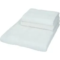 Betz Badetuch 3-TLG. XXL Badetuch Set Palermo Farbe weiß, (Set, 3-St)